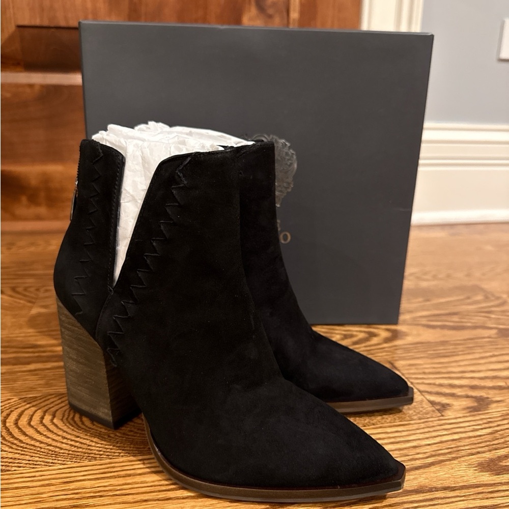Black Suede Ankle Boots